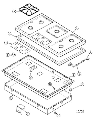 Top assembly