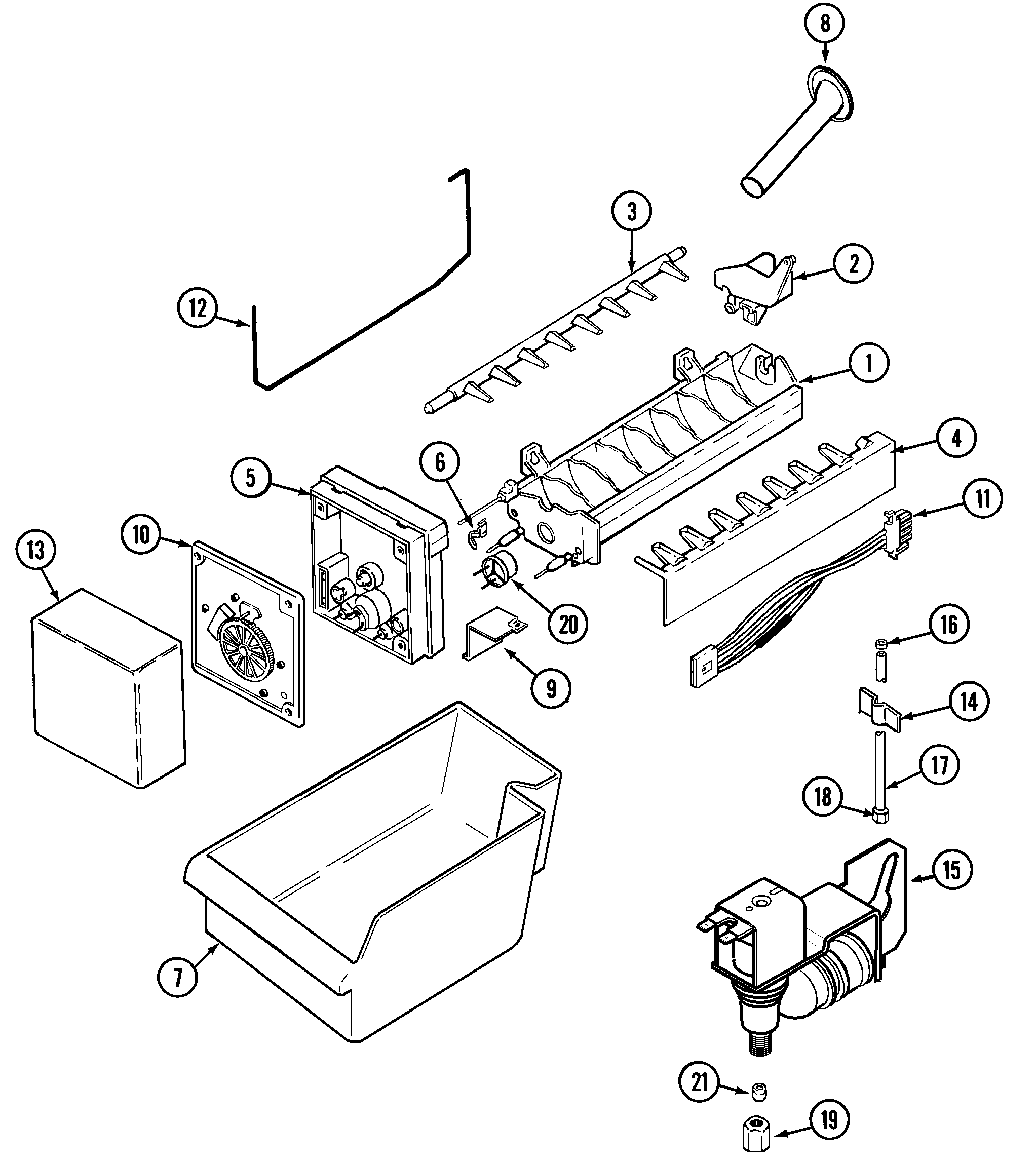 Optional ice maker kit-uki2000agx