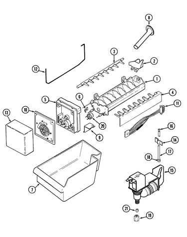 Optional ice maker kit-uki2000agx