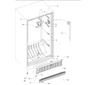 Amana AFU2004AW-PAFU2004AW0 freezer compartment diagram