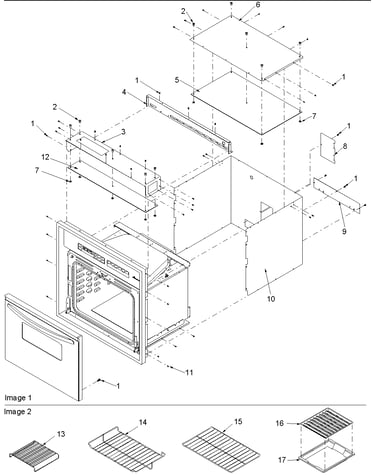 Outer cabinet/racks