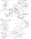 Inner cavity/blower/bake and broil assy