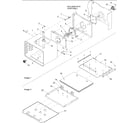 Amana AOCS3040E-P1132375NE oven assy/bottom insulation diagram