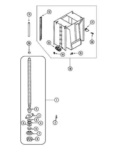 Powerscrew & ram assembly