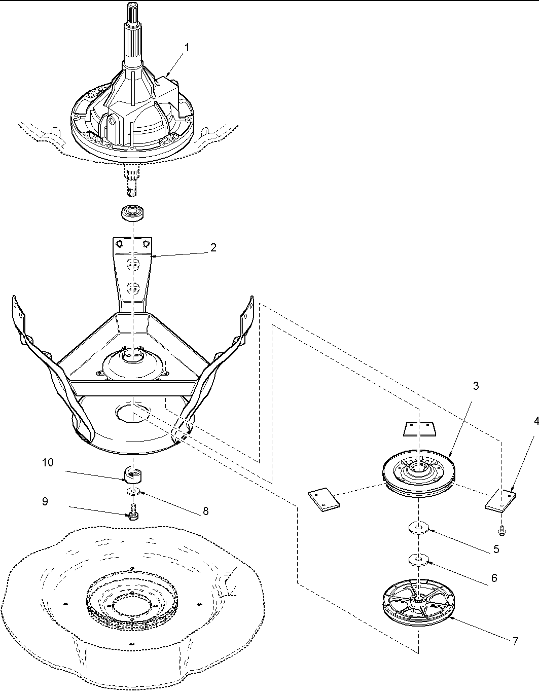 Bearings, brake, and transmission