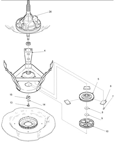 Bearings, brake & pulley & transmission