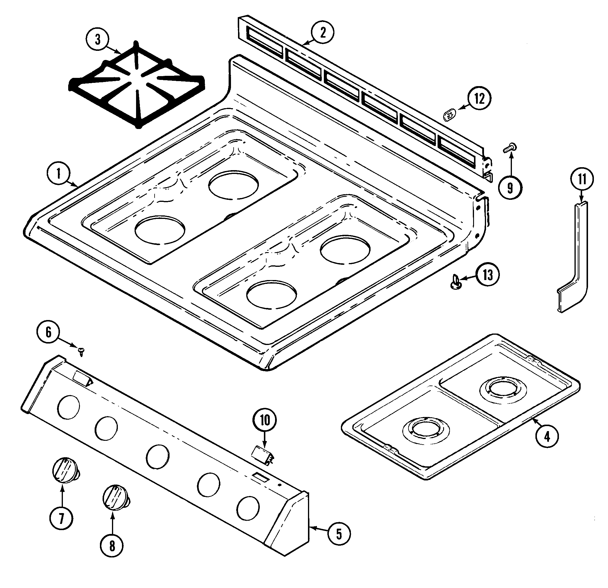 Top assembly