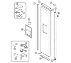 Maytag GS2727EED1 freezer outer door (gs2727eed1/3/5) diagram