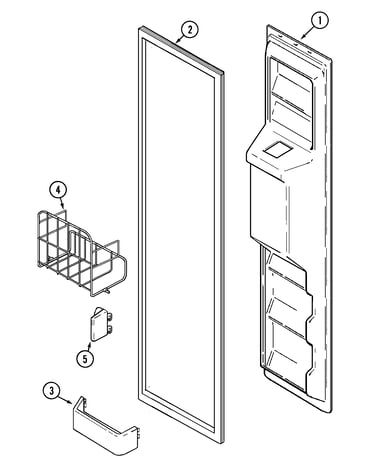 Freezer inner door