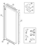 Fresh food outer door