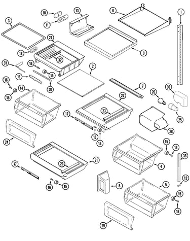 Shelves & accessories