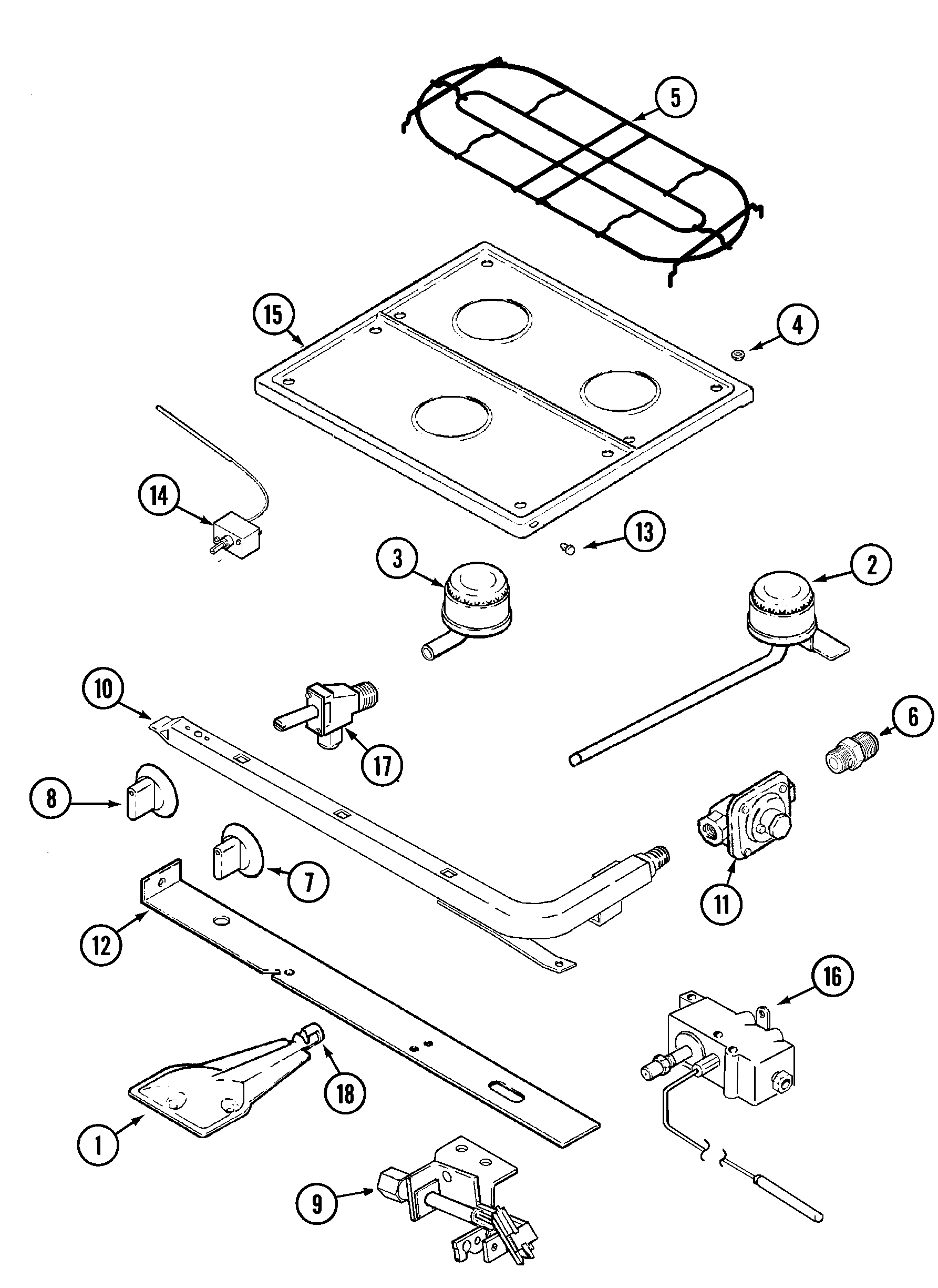 TOP & GAS CONTROLS