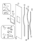 Freezer outer door