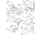 Maytag GS2588EKFQ shelves & accessories diagram