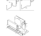 Amana PTC093A35AC-P1233704R compressor & tubing diagram
