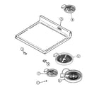 Maytag MER6772BCS top assembly diagram