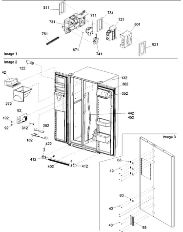 Controls, light shield & door handles