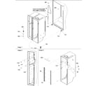 Amana ARS266RBC-PARS266RBC0 cabinet parts diagram