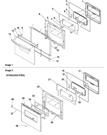 Oven door