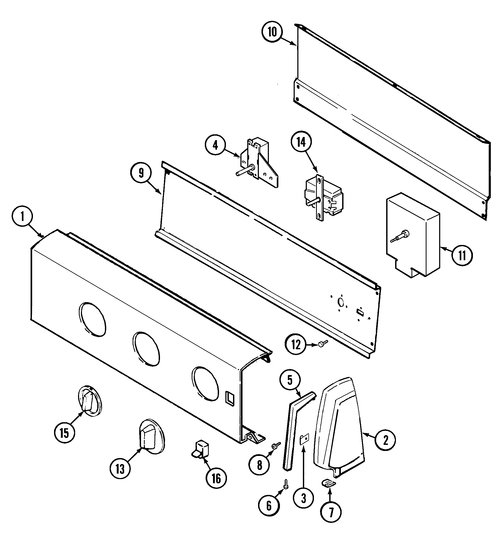 CONTROL PANEL (CDE22B8VC)