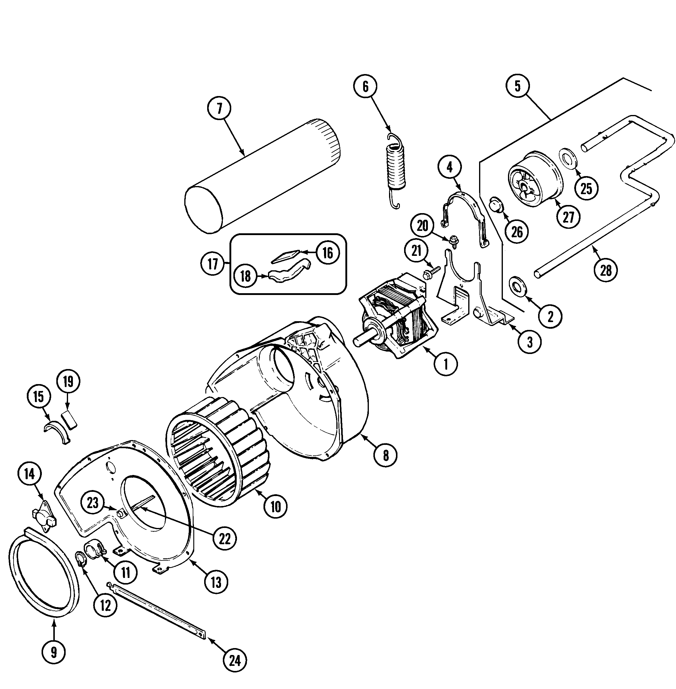 Motor & drive (cde22b8vc)