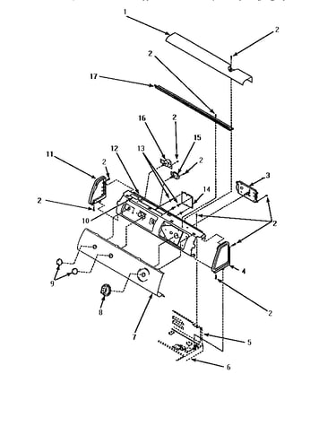 Graphic panel, control hood & controls