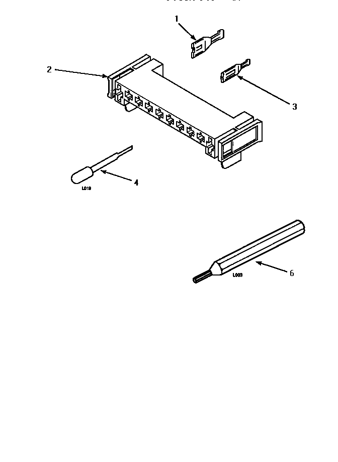 Mtr conn block/term & extractor tool