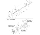 Amana DRSE663BC-PDRSE663BC0 ice bucket/auger assy diagram