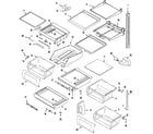 Maytag GS2727GEH3 shelves & accessories diagram