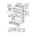 Magic Chef RB17KN-0AL-BG24A doors diagram