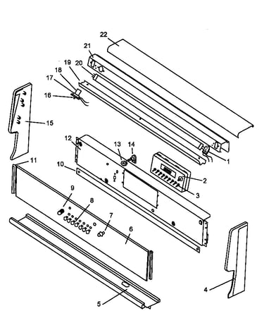 Backguard assy
