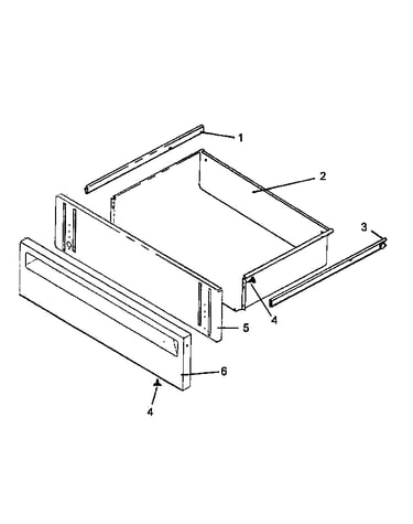 Storage drawer assy