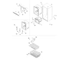 Amana ARB194RCB-PARB194RCB0 interior cabinet & freezer shelving diagram
