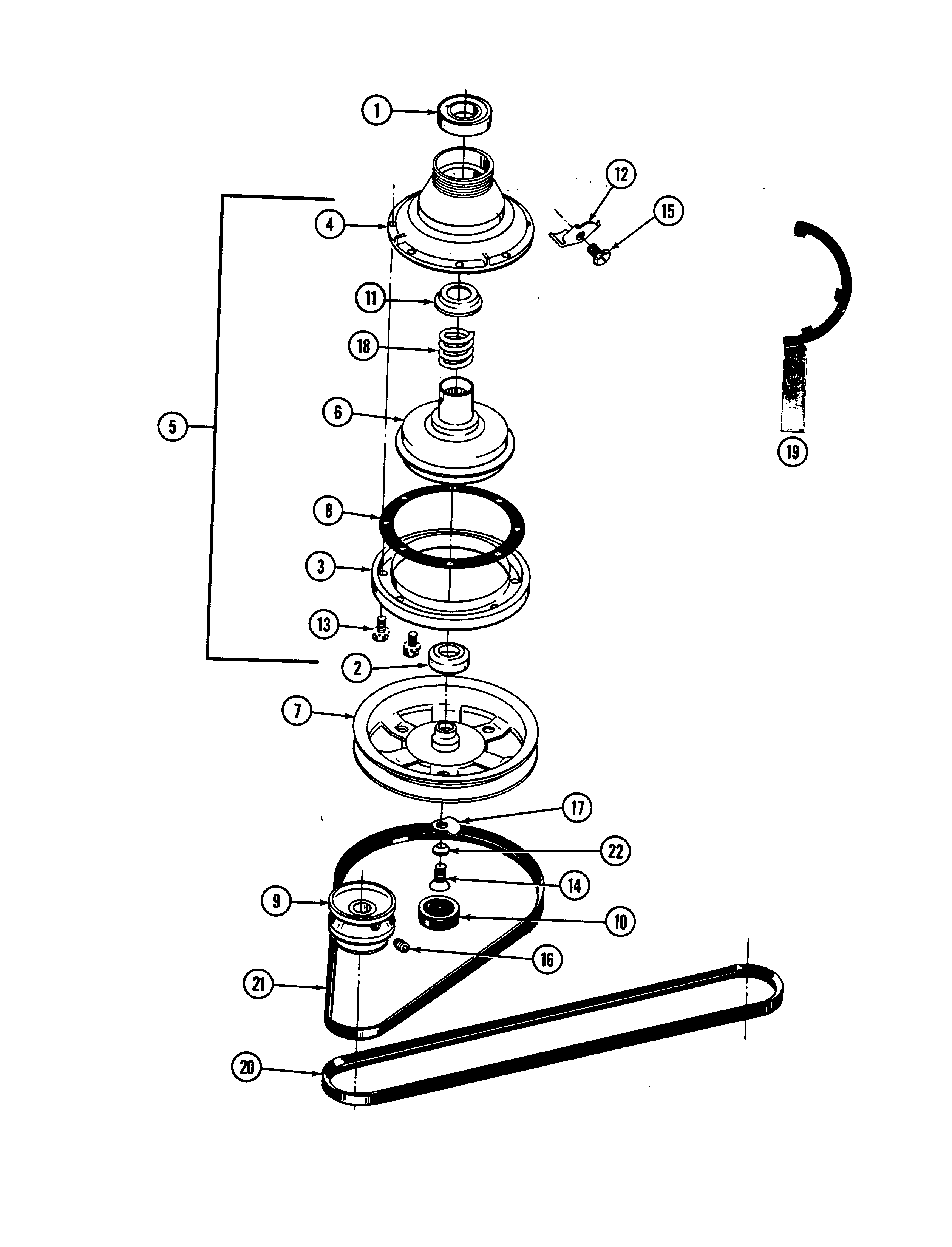 Clutch, brake & belts