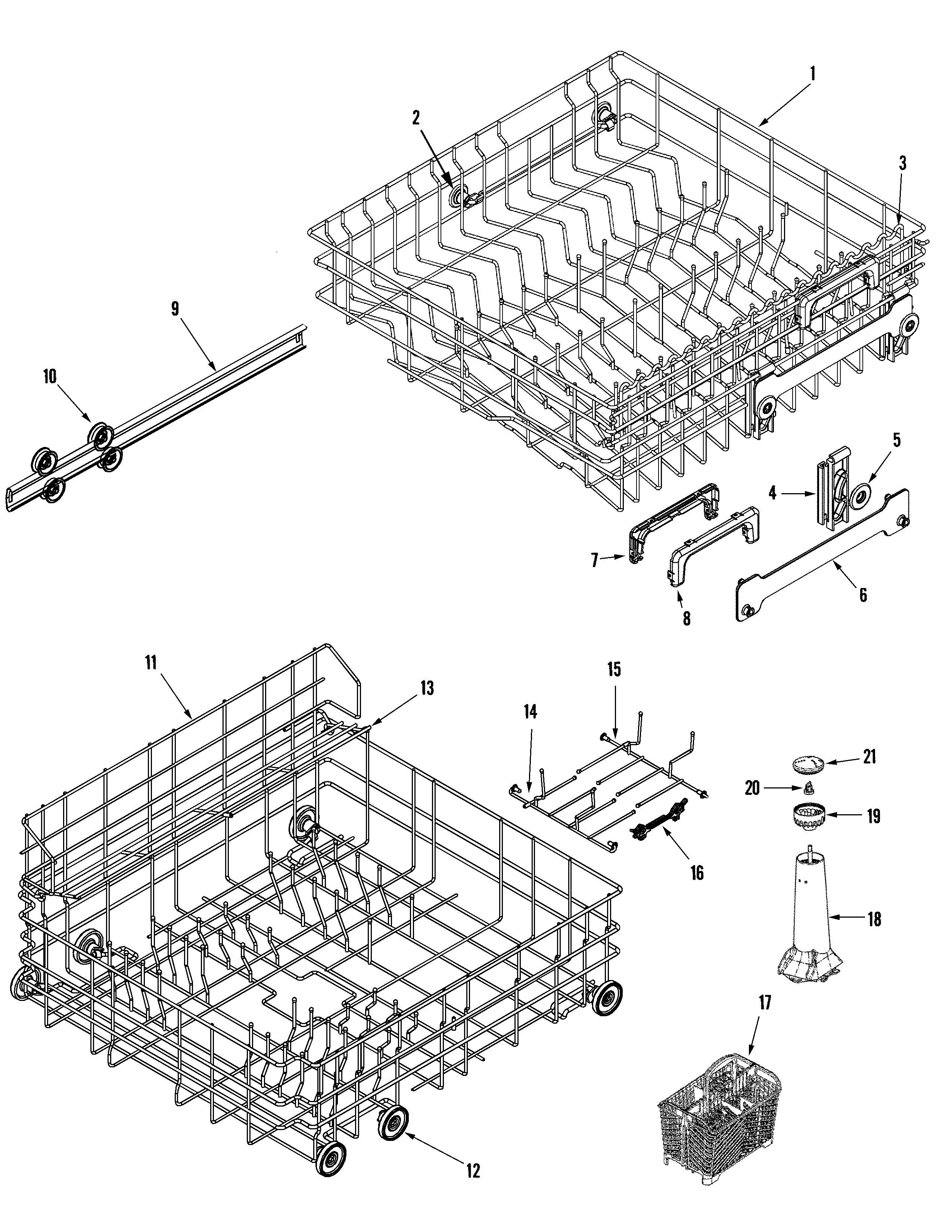 TRACK & RACK ASSEMBLY