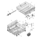 Maytag MDB6657AWB track & rack assembly diagram