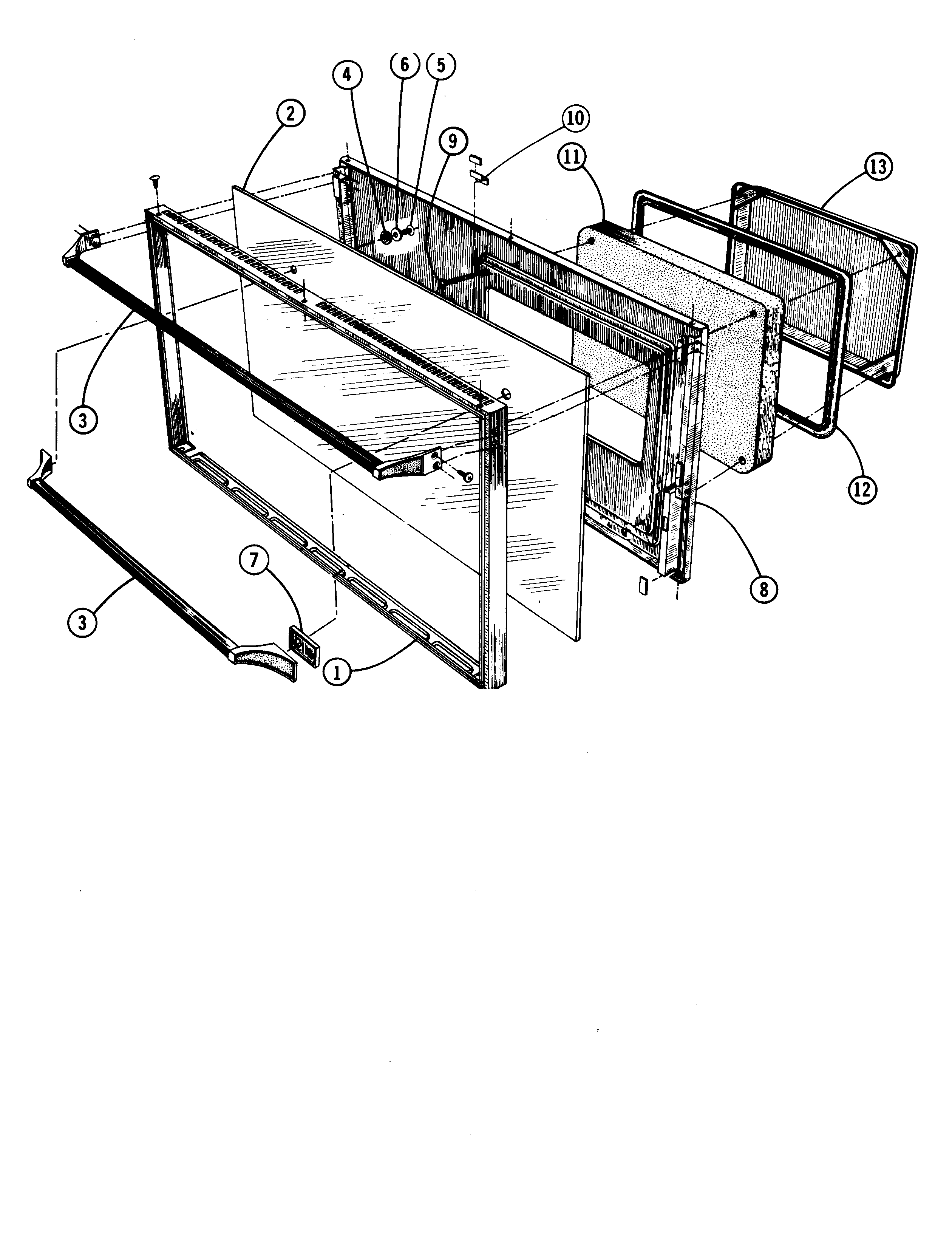Oven door (solid)
