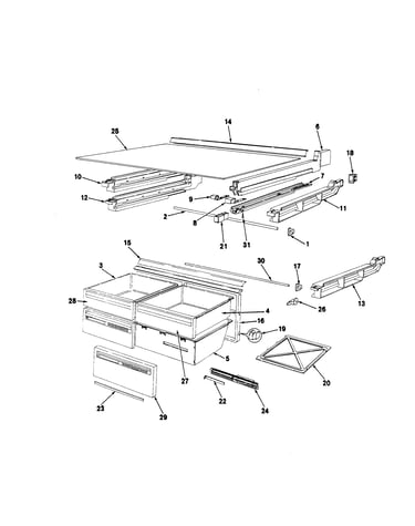 Chest of drawers