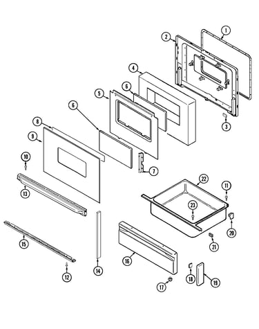 Door/drawer (series 44)