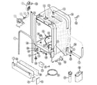 Maytag MDB9100AWS tub diagram