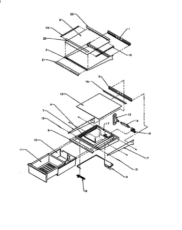 Ref shelving and drawers
