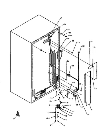 Cabinet back