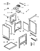 Main top and oven assy