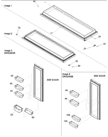 Refrigerator door