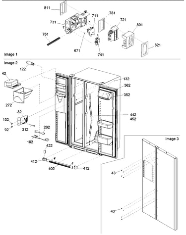 Controls, light shield & door handles