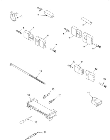 Terminals and motor connection  block