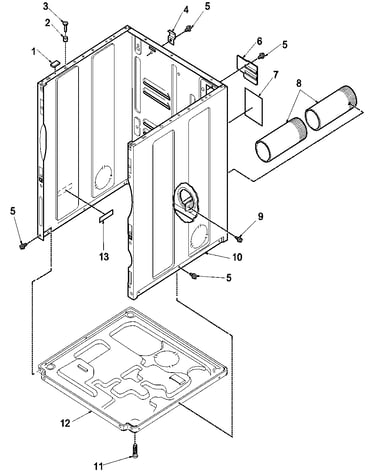 Cabinet and base