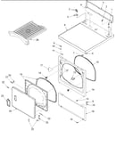 Door and front, access, and top panels
