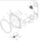 Rear bulkhead, rollers & air duct assy