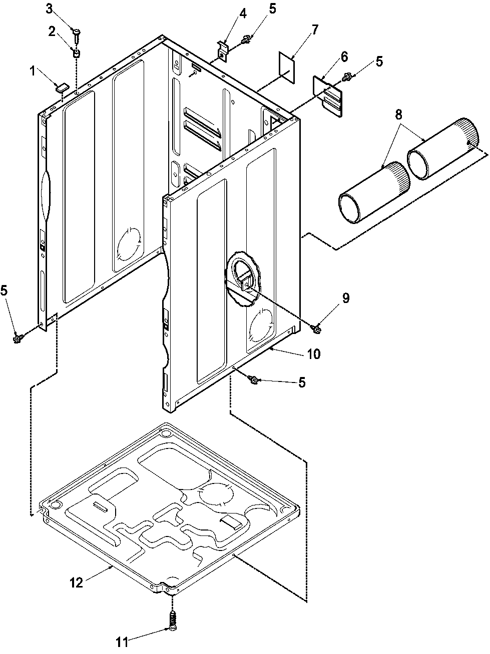 Cabinet and base
